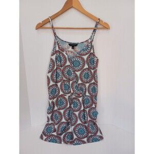 Banana Republic Women's Multi Playsuit‎ Romper Geometric Pattern Medium